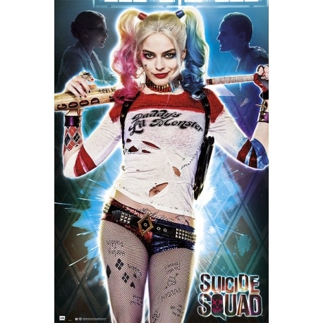 Poster Harley Quinn Escuadron Suicida DC Comics