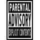 Poster Parental Advisory Explicit Contents Logo