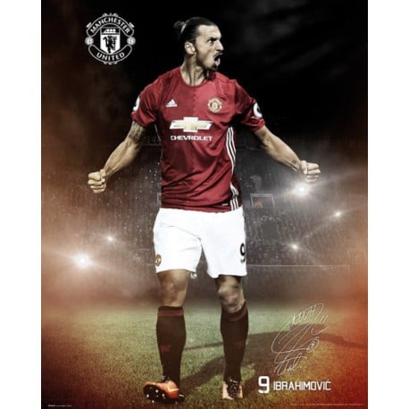 Mini Poster Manchester United Ibrahimovic 2016/2017