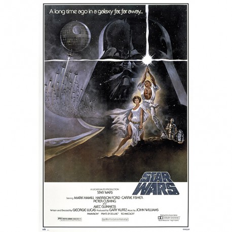 Poster Star Wars Retro Cartel