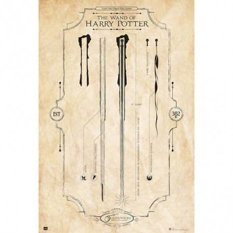 Poster Harry Potter La Varita De Harry Potter