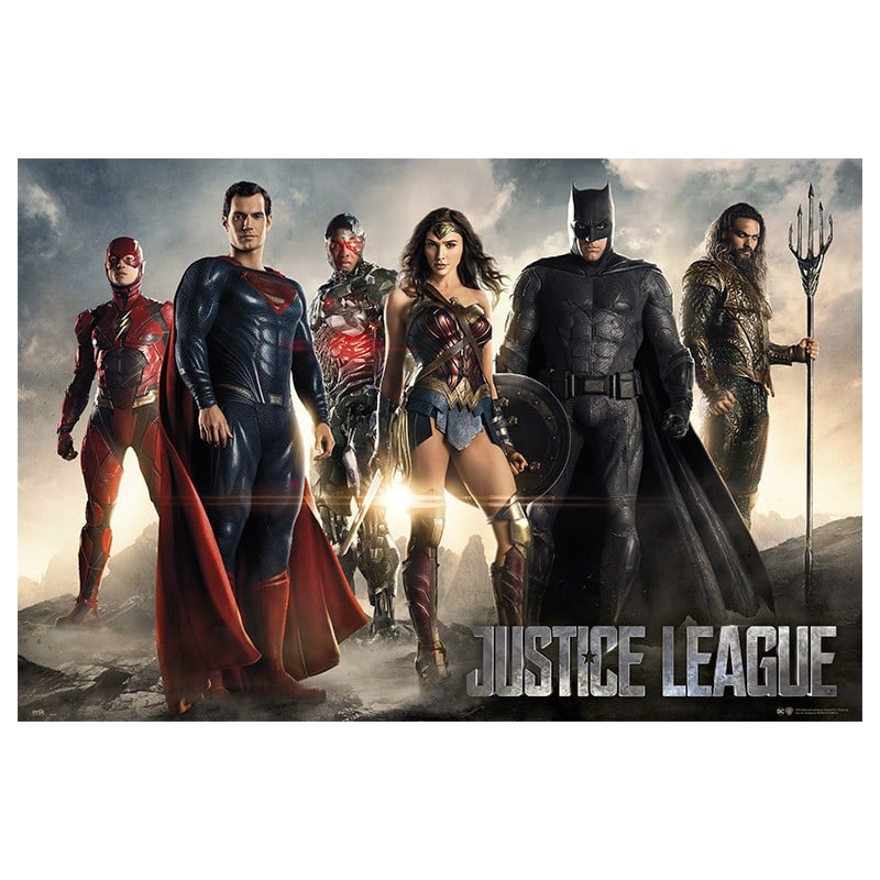 Poster DC Comics Liga de la Justicia Personajes