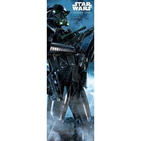 Poster Puerta Star Wars Rogue One Death Trooper Rain
