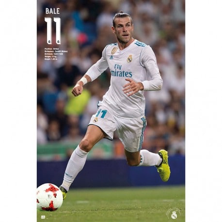 Poster Real Madrid 2017/2018 Bale
