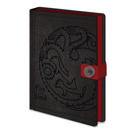 Cuaderno A5 Premium Juego de Tronos Targaryen