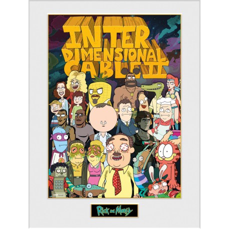 Art Print 30X40 Rick And Morty Inter Dimensional