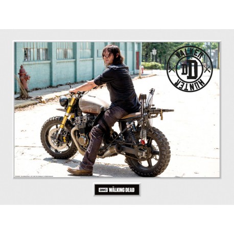 Art Print 30X40 The Walking Dead Daryl Bike