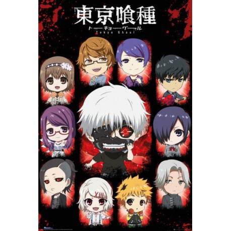 Poster Tokyo Ghoul Chibi Characters