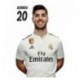 Postal Real Madrid 2018/2019 Asensio Busto