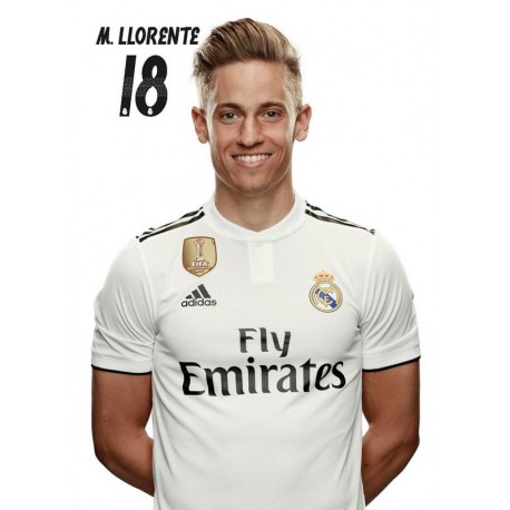Postal Real Madrid 2018/2019 M. Llorente Busto