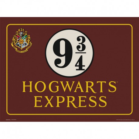 Lámina 30X40 Cm Harry Potter Hogwarts Express