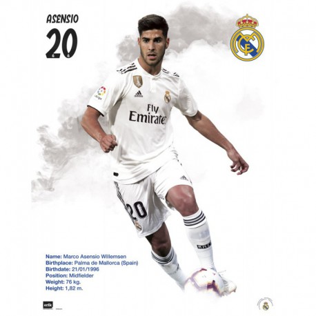 Mini Poster Real Madrid 2018/2019 Asensio