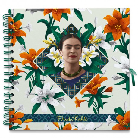 Scrapbook Album Foto 26X26Cm 40 Paginas Frida Kahlo