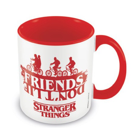 Taza Color Interno Stranger Things Friends Don'T Lie