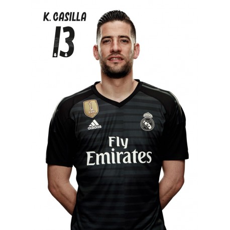 Postal Real Madrid 2018/2019 K. Casilla Busto