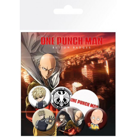 Pack Chapas One Punch Man Mix