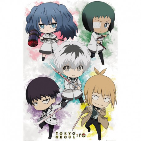 Poster Tokyo Ghoul Re Chibi Characters