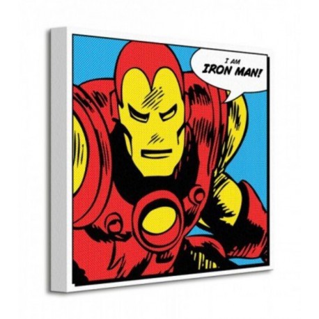 Cuadro Canvas 40X40 Marvel Iron Man
