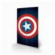 Cuadro Grande Madera 45X76 Marvel Captain America Shield