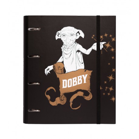 Carpeta 4 Anillas Troquelada Premium Harry Potter Dobby