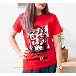 Camiseta La Casa De Papel Máscara Roja L