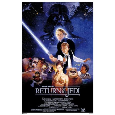 Poster Star Wars Episodio VI El Retorno Del Jedi Cartelera