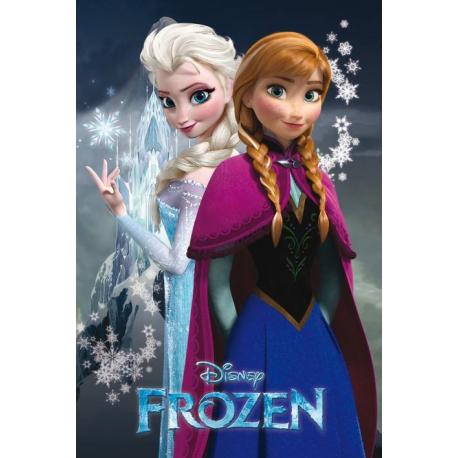 Poster Frozen Anna y Elsa Disney