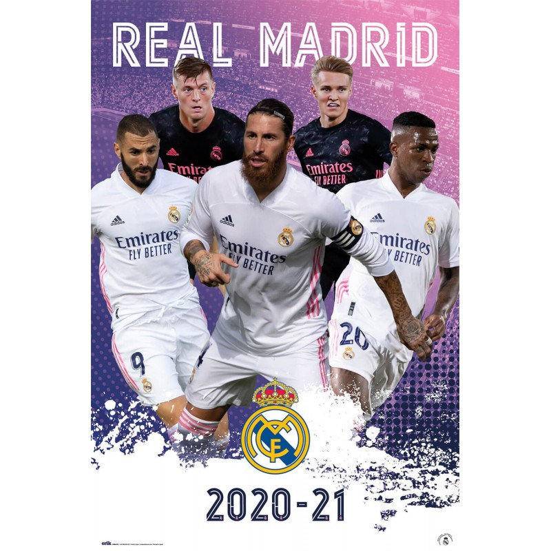 Póster Grande XXL Real Madrid 2020/2021 Grupo