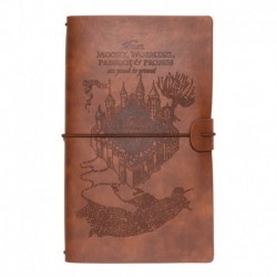 Cuaderno De Viaje Tapa Cuero Harry Potter