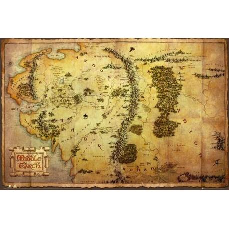 Poster Mapa The Hobbit