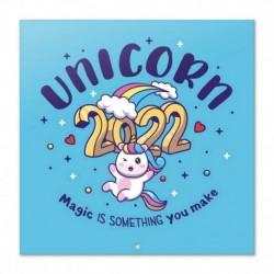 Calendario 2022 30X30 Unicorn