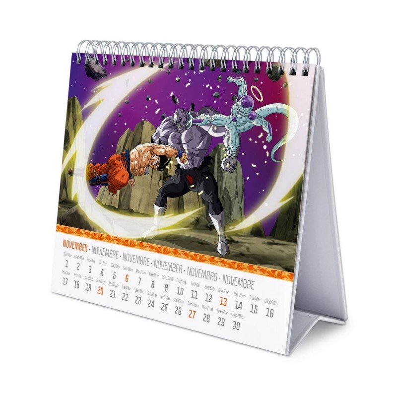 Calendario 2022 sobremesa Calendario mesa 2022 Calendario 2022 Dragon Ball │ Calendario manga Licencia oficial Calendario escritorio Deluxe 2022 Dragon Ball Super Calendario anual