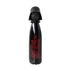 Botella Metalica Star Wars Darth Vader Tapon 3D