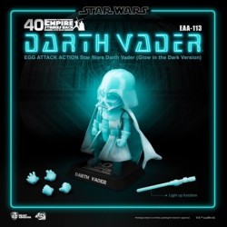 Figura Darth Vader Star Wars Egg Attack Action Brilla En La Oscuridad