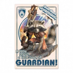 Poster Guardianes De La Galaxia Rocket & Baby Groot Marvel