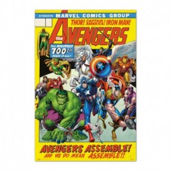 Poster Los Vengadores Edicion 100 Marvel Comics