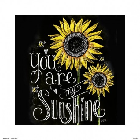 Print Lily & Val You Are My Sunshine 30X30 Cm