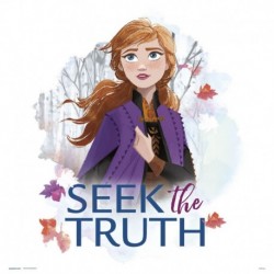 Print Frozen Anna Seek The Truth Disney 30X30 Cm