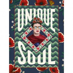 Print Frida Kahlo Unique Soul 30X40 Cm
