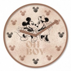 Reloj De Pared Mickey Mouse Y Minnie Disney