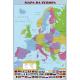 Poster Mapa Europa En Portugues