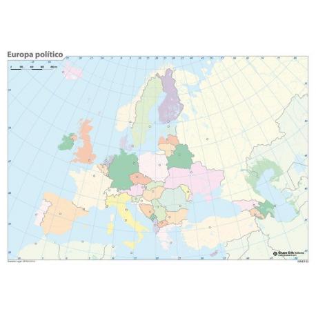 Pack mapas mudos Europa (5+5)