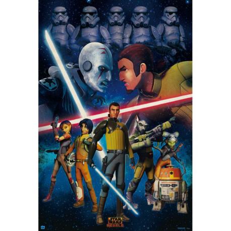 Poster Star Wars duelo rebelde