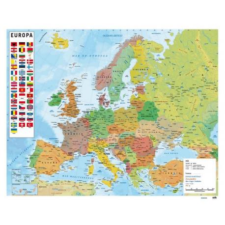 Mini Poster Mapa De Europa